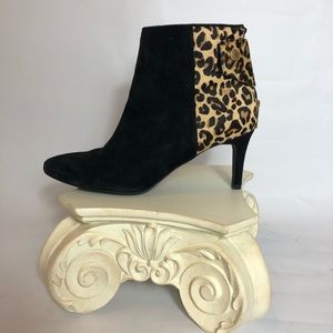 Cole Haan Leopard Cheetah Ankle Boots